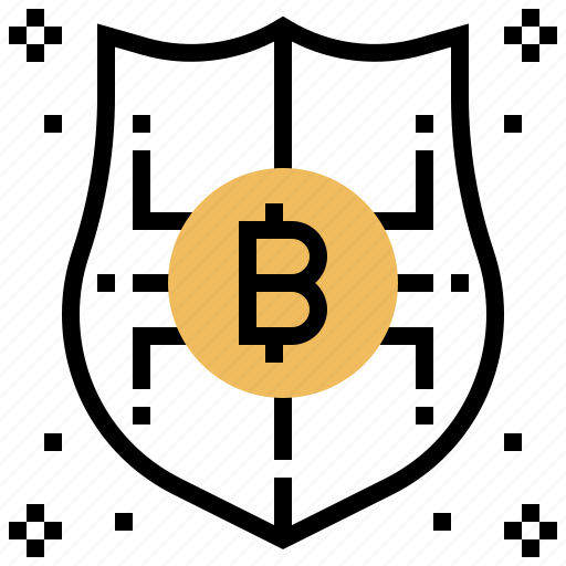 Bitcoin, money, protection, safety, security icon - Download on Iconfinder