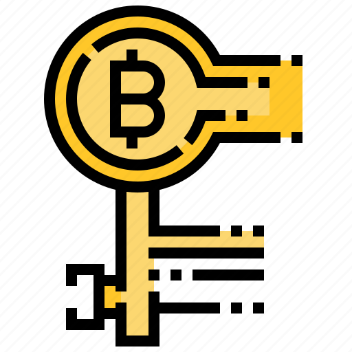 Bitcoin, key, money, private, security icon - Download on Iconfinder