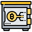 bitcoin, box, deposit, safe, security 