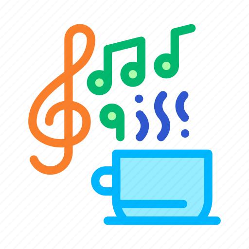 Biohacking, cup, drink, hot, music, relax icon - Download on Iconfinder