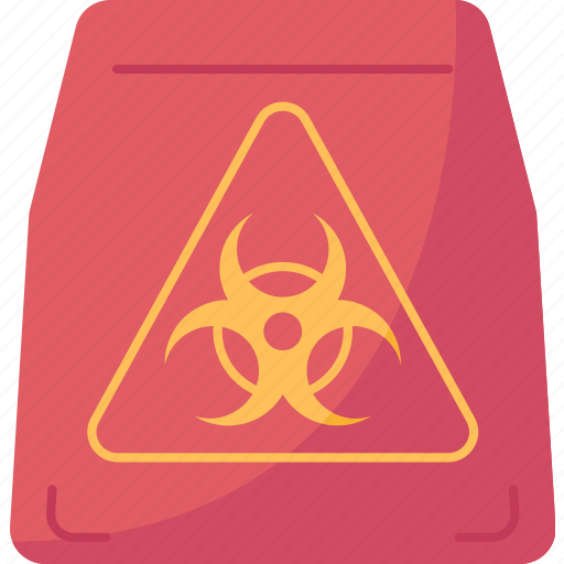 Biohazard, bag, infectious, waste, disposal icon - Download on Iconfinder