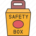 biohazard, safety, boxes, sharps, disposal