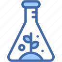 flask, biology, chemistry, chemical, reaction, bottle, plant, test