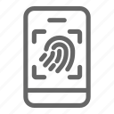 biometric, device, fingerprint, mobile, scan, smartphone, technology