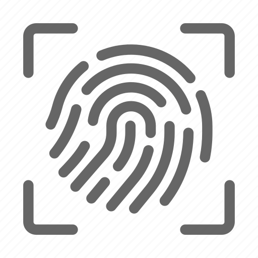 Biometric, fingerprint, focus, safety, scan icon - Download on Iconfinder