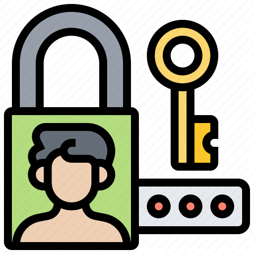 Behavioral, biometric, identity, lock, personal icon - Download on Iconfinder