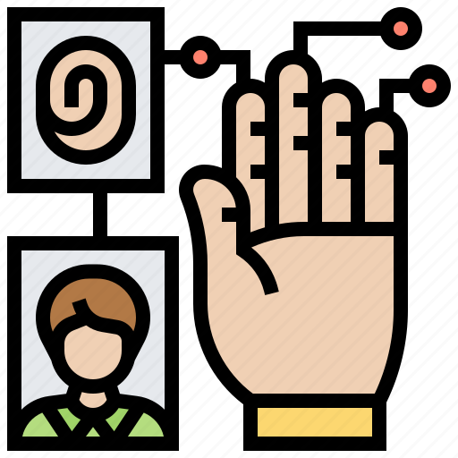 Biometric, fingerprint, identity, person, technology icon - Download on Iconfinder