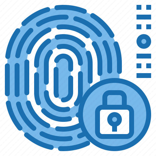 Fingerprint, identification, lock, password, security, technology, verification icon - Download on Iconfinder