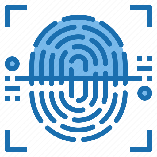 Fingerprint, identification, password, scan, security, technology, verification icon - Download on Iconfinder