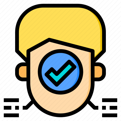 Authentication, identification, password, right, security, technology, verification icon - Download on Iconfinder