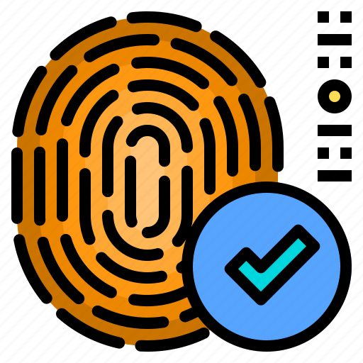 Fingerprint, identification, pass, password, security, technology, verification icon - Download on Iconfinder