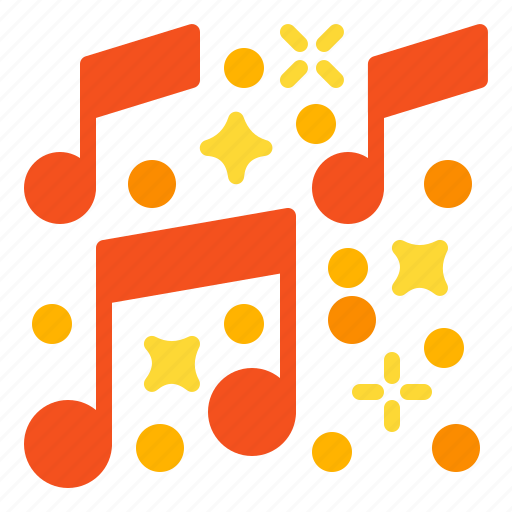 Musical, notes, party, instrument, document, birthday, celebration icon - Download on Iconfinder