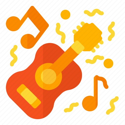Guitar, party, instrument, play, decoration, celebration, christmas icon - Download on Iconfinder