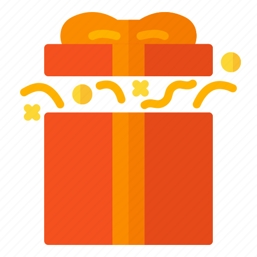 Present, gift, decoration, birthday, box, celebration, surprise icon - Download on Iconfinder