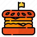 humburger, birthday, box, christmas, food, dessert, delivery, cooking