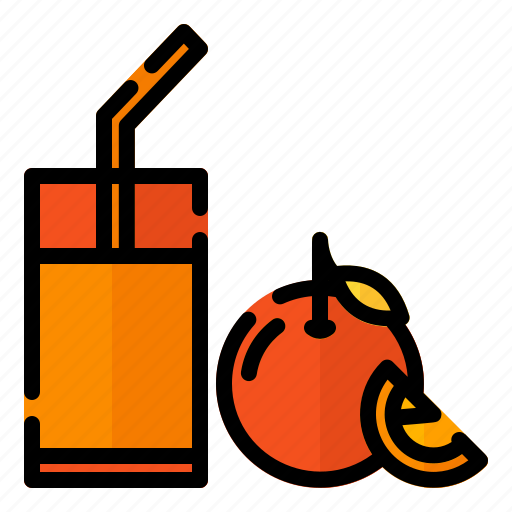 Orange, juice, birthday, fruit, cake, citrus, party icon - Download on Iconfinder