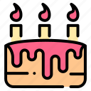 birthday, party, celebration, cake, bakery, candle, fire