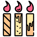 birthday, party, celebration, candle, light, decoration, fire