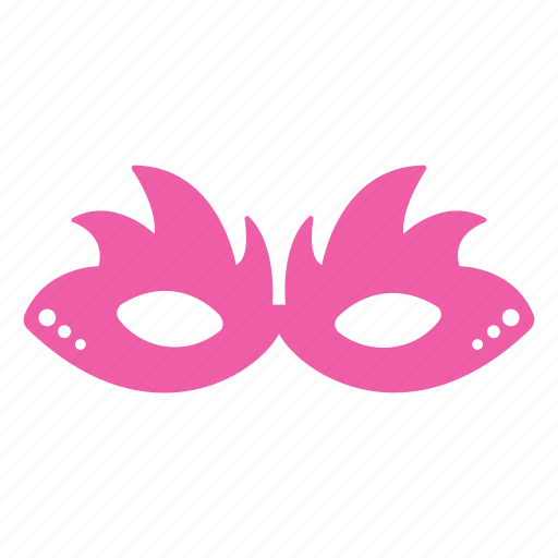 Face mask, mask party, mask theme, party mask, pink mask icon - Download on Iconfinder