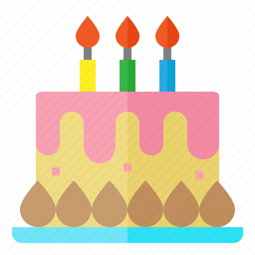 Birthday, cake, candle, celebration, party icon - Download on Iconfinder