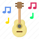 acoustic, guitar, music, note, sound