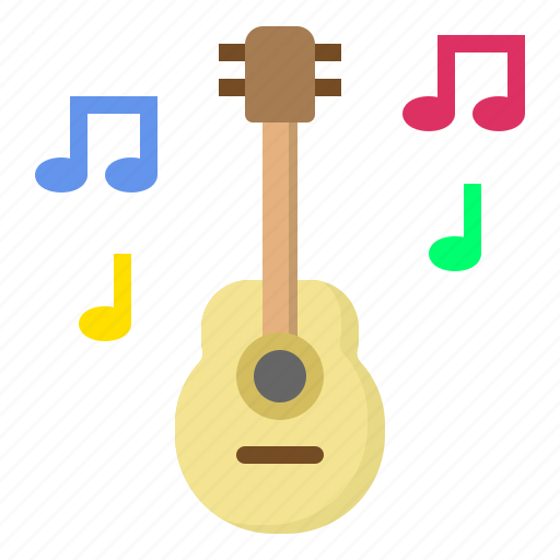 Acoustic, guitar, music, note, sound icon - Download on Iconfinder