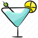 cocktail, drink, glass, lemonade, margarita, martini