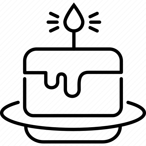 Birthday, cake, candles, pastry, sweet icon - Download on Iconfinder