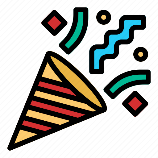 Birthday, confetti, party, celebration, decoration icon - Download on Iconfinder
