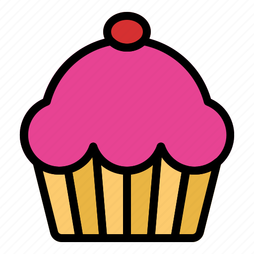 Birthday, cupcake, party, celebration, cake, food icon - Download on Iconfinder
