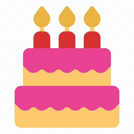 Birthday, cake, party, celebration, food, sweet, dessert icon - Download on Iconfinder