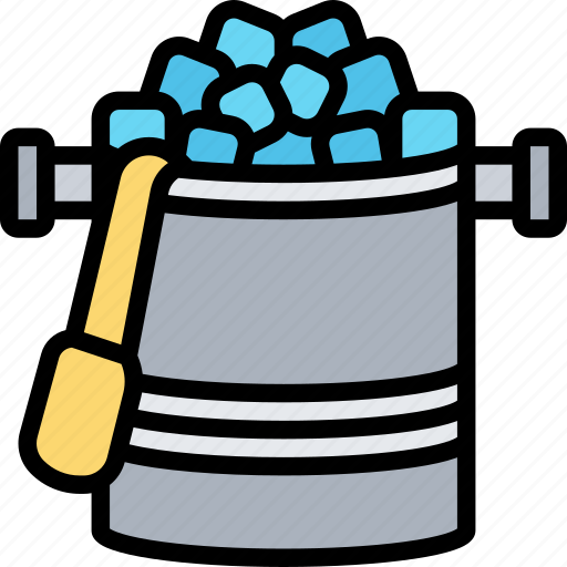 Ice, bucket, cool, drink, party icon - Download on Iconfinder