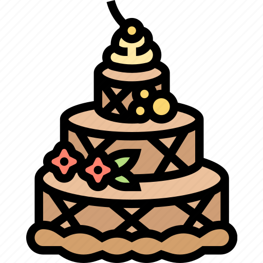 Cake, birthday, dessert, party, baked icon - Download on Iconfinder
