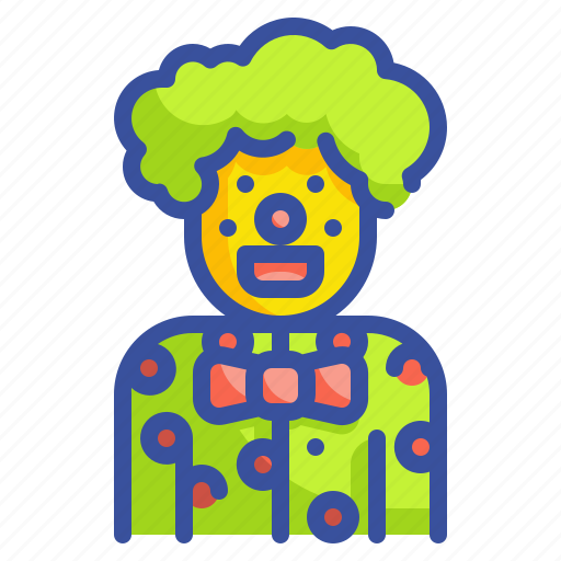 Birthday, carnival, clown, joker, party icon - Download on Iconfinder