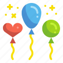 balloon, birthday, celebration, newyear, party