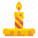 birthday, candle, celebration, light, party