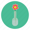 romance, flower, vase