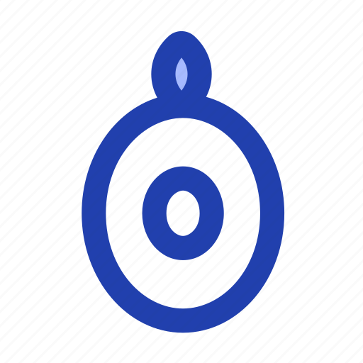 Candle, party, birthday, zero icon - Download on Iconfinder