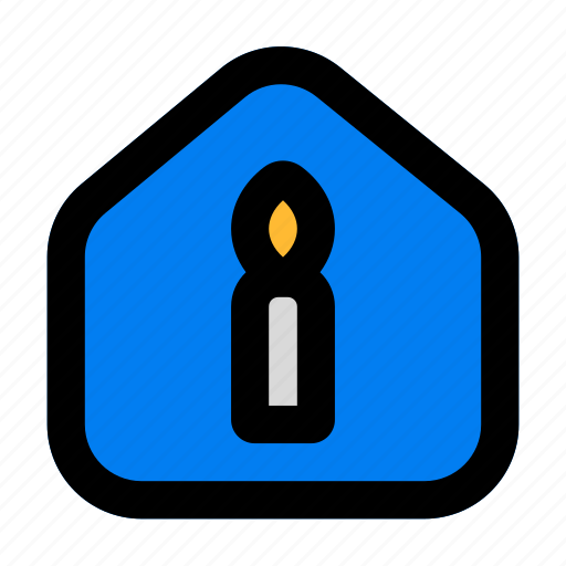 House, party, birthday, candle icon - Download on Iconfinder