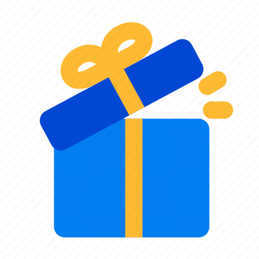 Open, party, birthday, box icon - Download on Iconfinder
