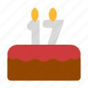 seventeen, party, birthday, tart