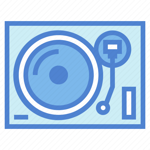 Music, player, record, technology, turntable, vinyl icon - Download on Iconfinder