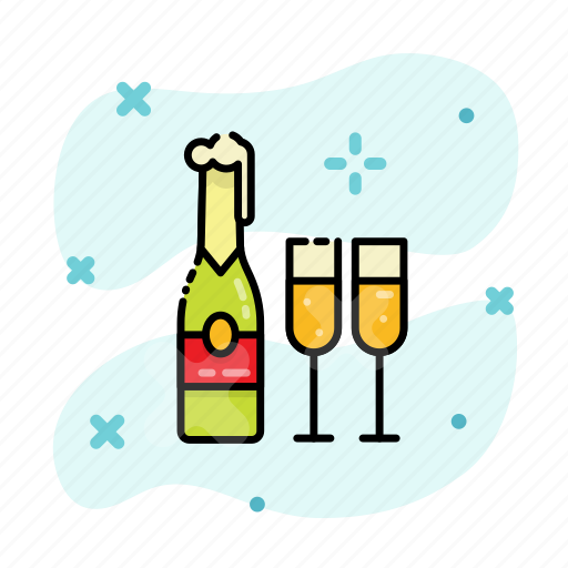 Birthday, champagne, drink, party, wine icon - Download on Iconfinder