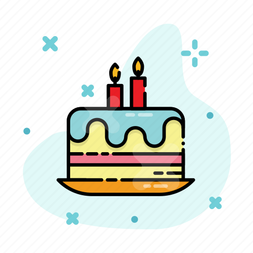 Birthday, cake, candle, food, party icon - Download on Iconfinder