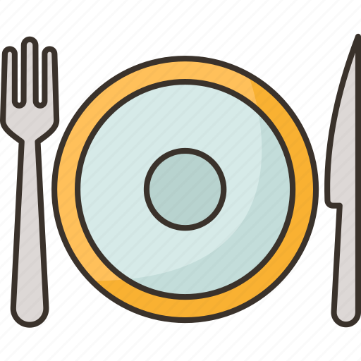 Dinner, plates, eating, restaurant, kitchen icon - Download on Iconfinder