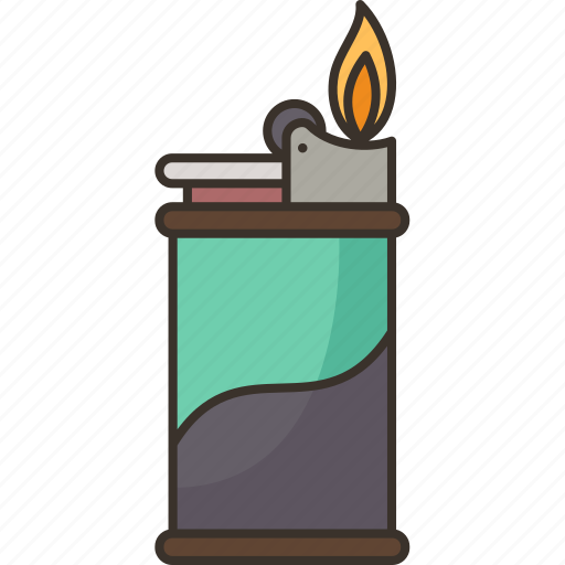 Lighter, ignite, fire, flame, fuel icon - Download on Iconfinder