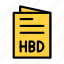 hbd, card, celebration, party, birthday 