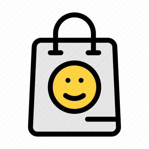 Bag, gift, envelope, birthday, smiley icon - Download on Iconfinder