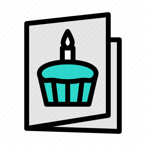 Birthday, party, invitation, cupcake, muffin icon - Download on Iconfinder