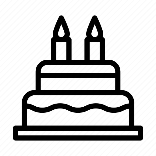 Cake, birthday, party, candles, sweets icon - Download on Iconfinder